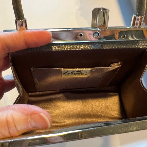 La Regal dark gray evening handbag - Picture 12 of 14